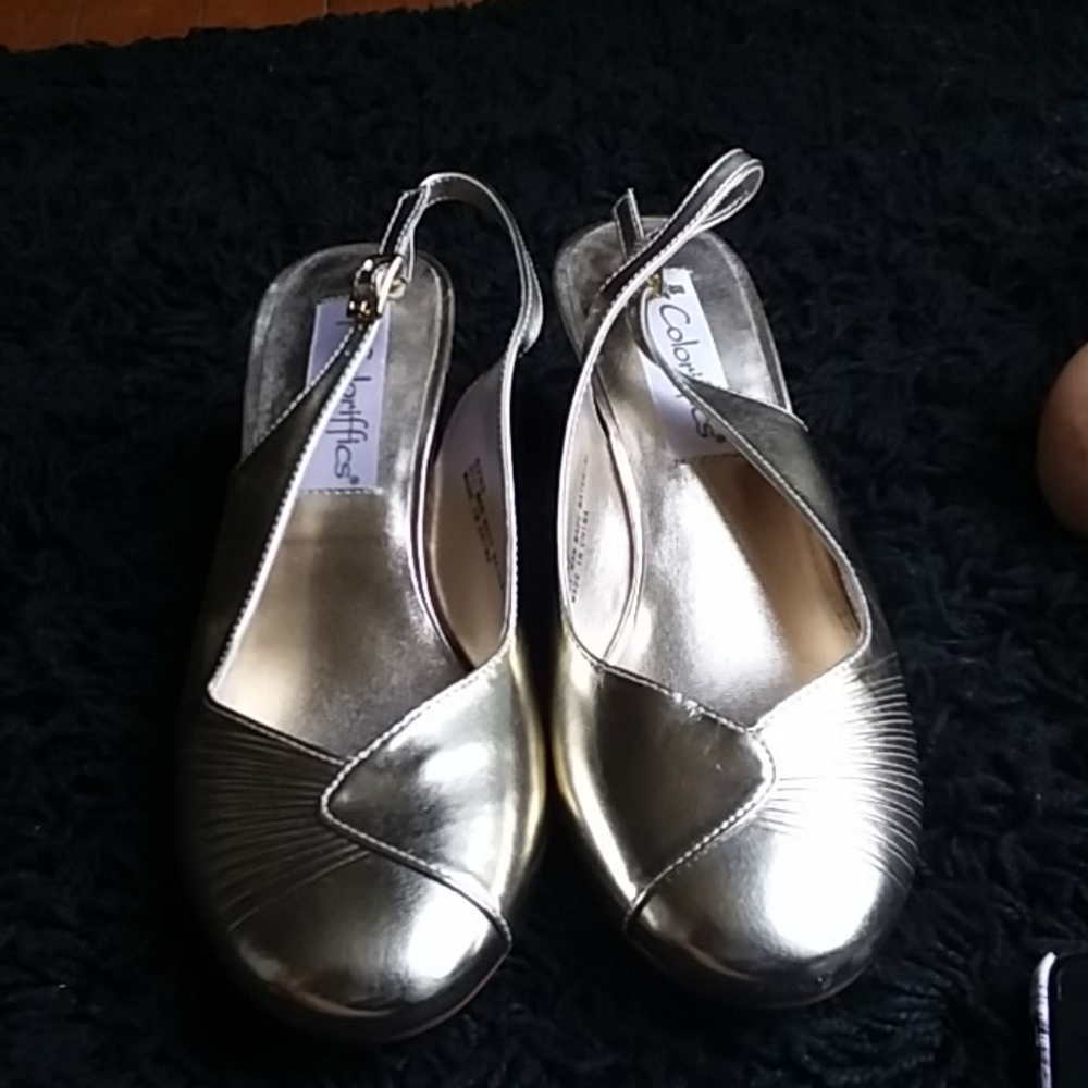 Gold heels